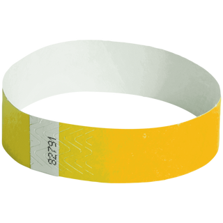 Buy goldenrod Colored Wristbands<br><p style="font-weight: 100;">Tyvek</p>